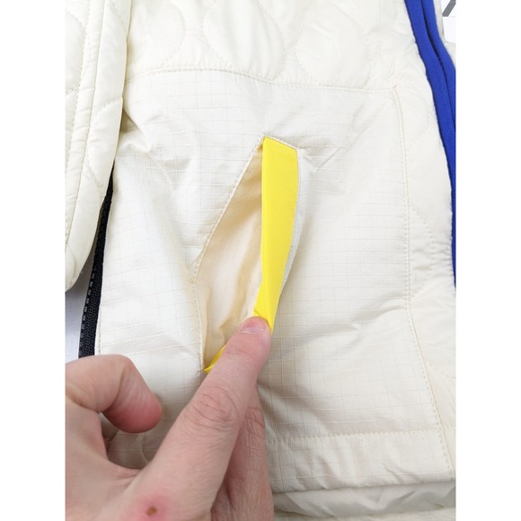 Zara Cream Light Puffer Coat - Picture 3 of 6